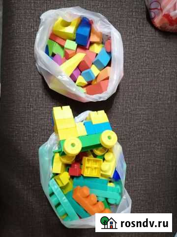 Мягкие кубики и конструктор Полесье Астрахань - изображение 1