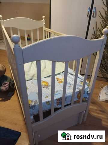 Детская кроватка с маятником Ростов - изображение 1