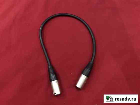 Микрофонный кабель XLR(f) -XLR(f) Roxtone 0.5m Видное