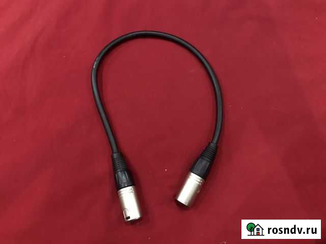 Микрофонный кабель XLR(f) -XLR(f) Roxtone 0.5m Видное - изображение 1