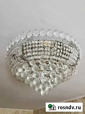 Люстра хрустальная диаметр 60 см Шуя - изображение 1