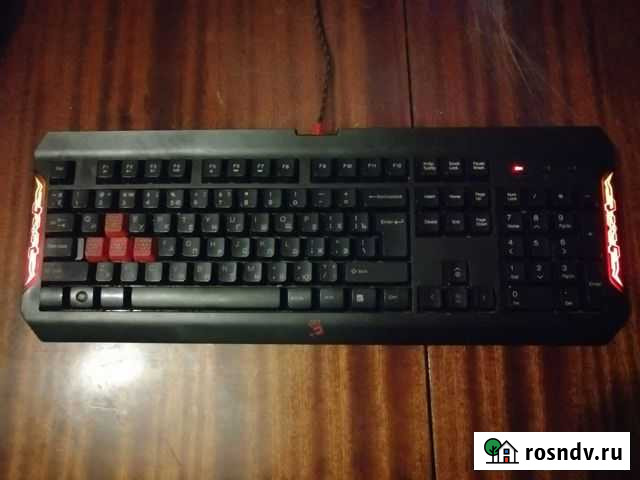 Клавиатура A4tech Bloody Q100 (+ коврик и мышь) Брянск - изображение 1