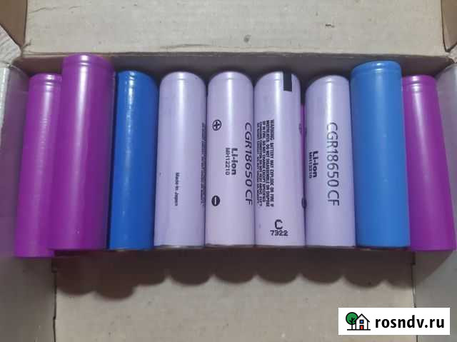 Аккумуляторы Li-ion 18650 Прокопьевск - изображение 1