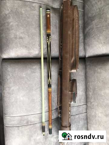 Кий бильярдный (русский бильярд) с чехлом. Мастер Сочи - изображение 1