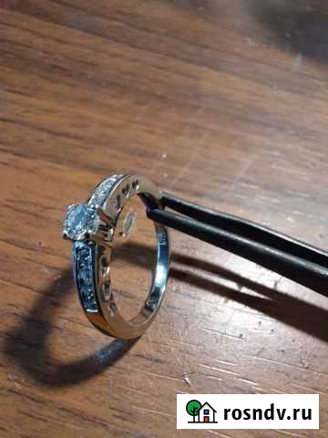 Золотое Кольцо с бриллиантом Ярославль - изображение 1