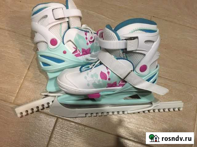 Коньки детские новые ни разу не катались. Лчееб уд Рязань - изображение 1