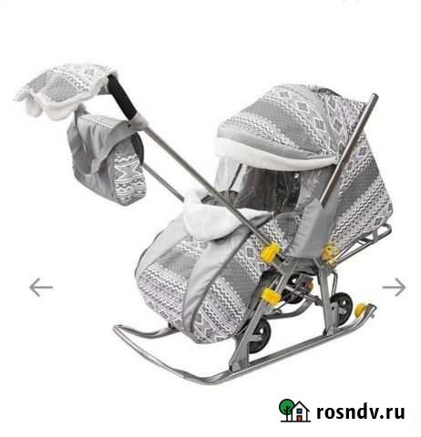 Санки-коляска luxe финляндия snow galaxy Умба - изображение 1