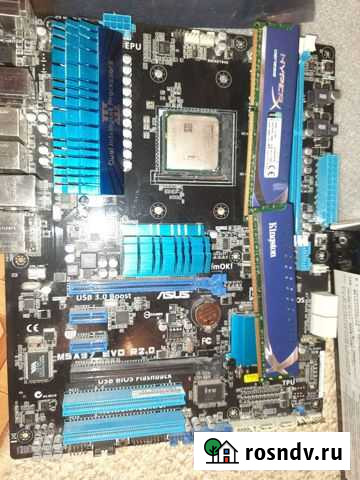 Материнская плата с процессором и памятью Калуга - изображение 1