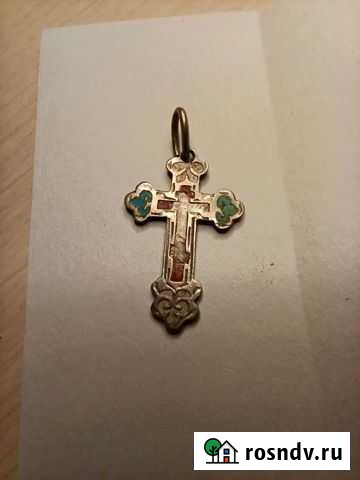 Крестик серебро 84 проба Михайловка - изображение 1