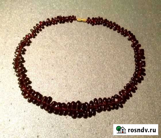 Бусы из индийского граната Обнинск - изображение 1