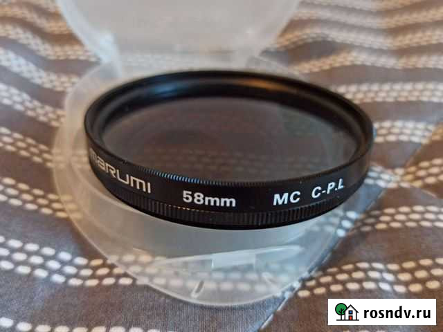 Фильтр поляризационный Marumi MC C-P.L 58mm Мурино - изображение 1
