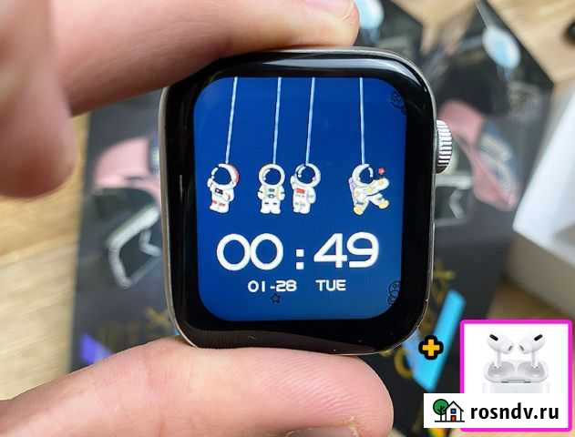 Умные часы Smart Watch Series 7 + айрподс Про Казань - изображение 1