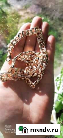 Цепь позолоченная Мантурово - изображение 1