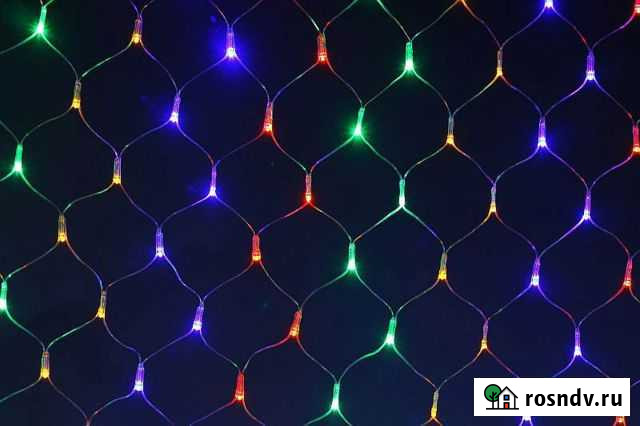 Гирлянда сетка 180 ламп 1,5м Чита - изображение 1