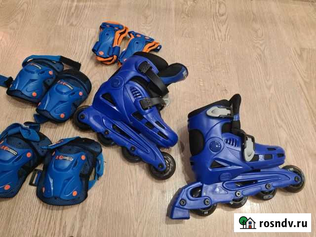 Роликовые коньки детские новые Бердск - изображение 1