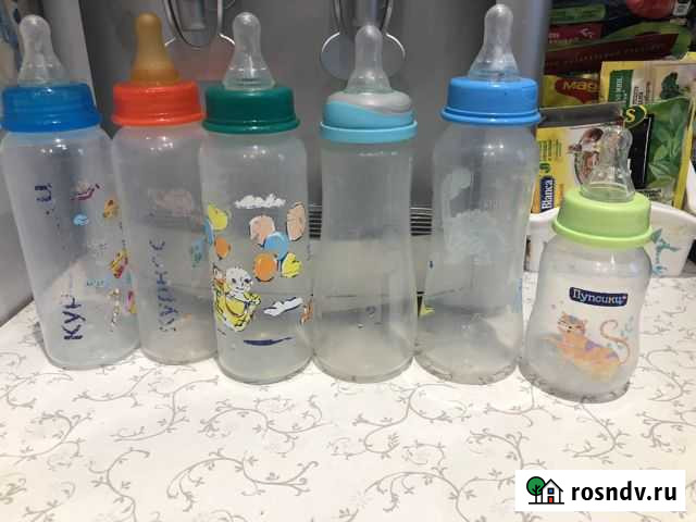Бутылочки деткие и соски новые Курск - изображение 1