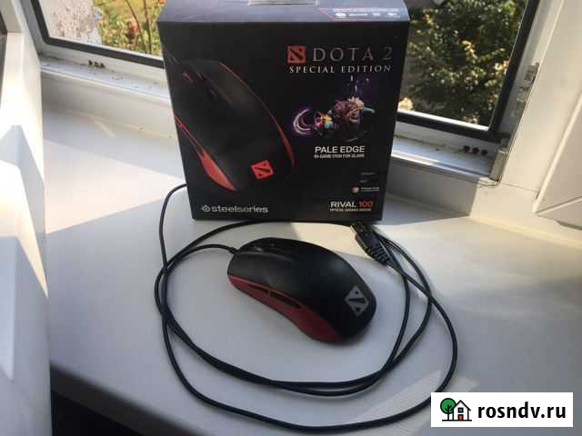 Игровая мышь steelseries rival 100 dota 2 edition Рязань - изображение 1