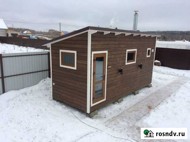 Баня под ключ каркасная 6х2.3 Ангарск - изображение 1