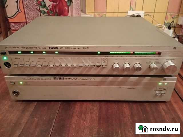Эстония ум-010+Эстония уп-010 усилители в отл сост Белгород - изображение 1