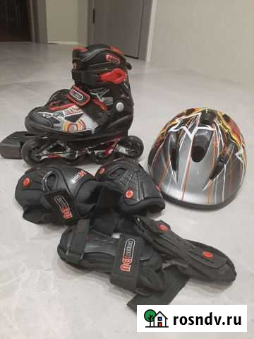 Роликовые коньки детские раздвижные Йошкар-Ола - изображение 1