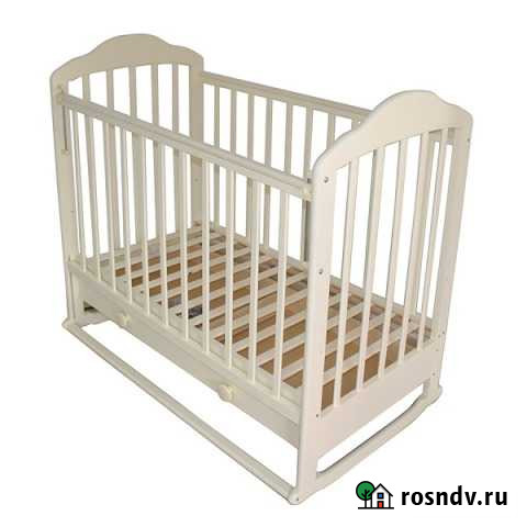 Кроватка на колёсиках с матрасом Калининград - изображение 1