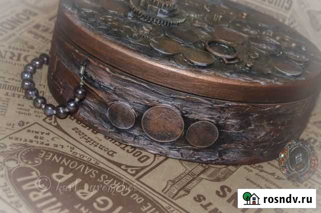 Шкатулка с элементами «Стимпанк» Чебоксары - изображение 1