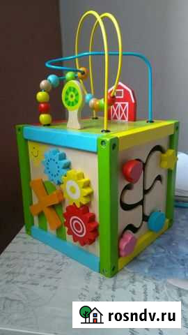 Развивающая игрушка куб 5 в 1+Доставка Оренбург - изображение 1