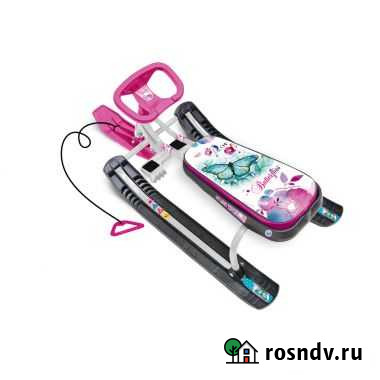 Снегокат тс1/Б2 Тимка спорт 1 Бабочки к/белый *2 Нижний Новгород - изображение 1