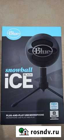 Микрофон Blue Snowball ICE Black Воронеж - изображение 1