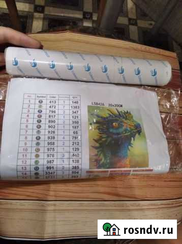 Алмазная вышивка 20*20 см Псков - изображение 1