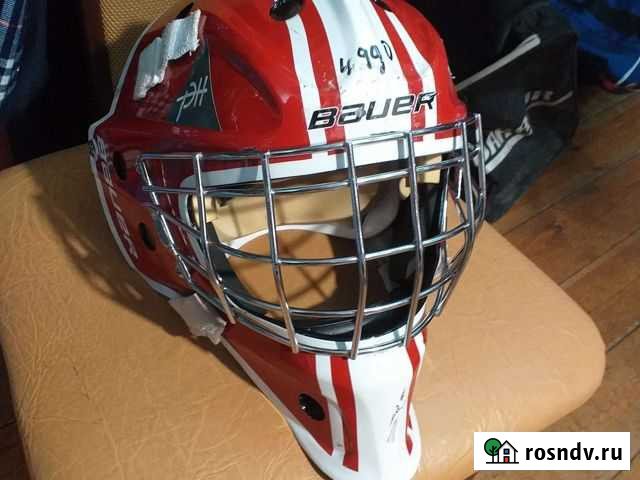 Вратарский шлем детский bauer Ярославль - изображение 1