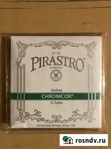 Комплект струн для скрипки Pirastro Chromcor 4/4 Брянск - изображение 1