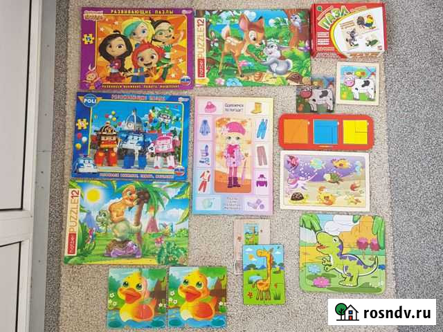 Пазлы из дерева и картона, квадраты Никитина Вологда - изображение 1