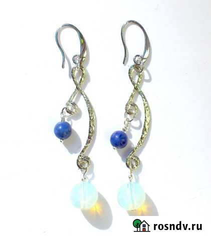 Серьги с натуральными камнями Коломна - изображение 1