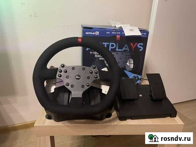 Руль Artplays v1200 vibro racing wheel Тюмень - изображение 1