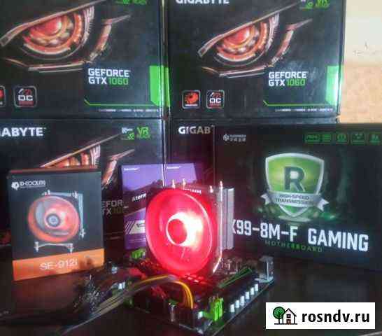 Комплект 2011v3: Xeon 2630lv3, ddr4 16 Гб, Башня Калининград