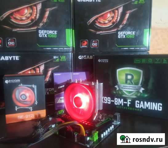 Комплект 2011v3: Xeon 2630lv3, ddr4 16 Гб, Башня Калининград - изображение 1