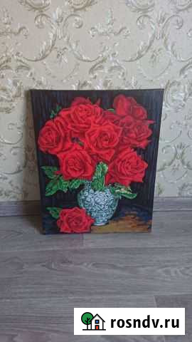 Картина бархатные розы Самара - изображение 1