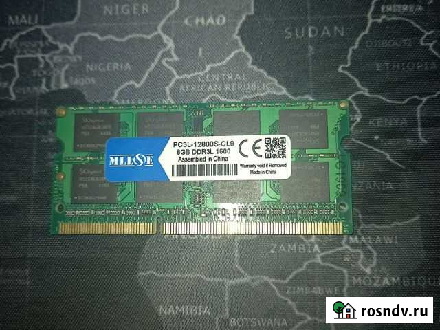 Оперативная память ddr3 8 gb 1600 для ноутбука Йошкар-Ола - изображение 1