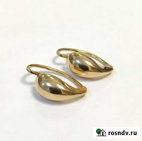 Серьги Золото 585 Красный 2,62г Челябинск - изображение 1