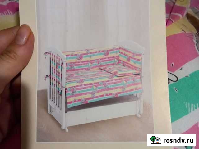 Бортики в детскую кроватку бу Тамбов - изображение 1