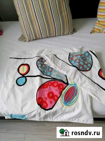 Комплект декоративных наволочек. Б/у Краснодар - изображение 1