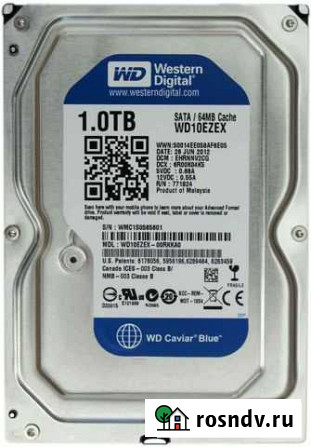 Жесткий диск 3.5 1000GB SATA Б/У Курск - изображение 1