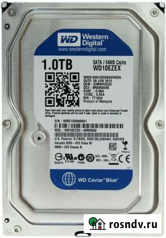 Жесткий диск 3.5 1000GB SATA Б/У Курск - изображение 1