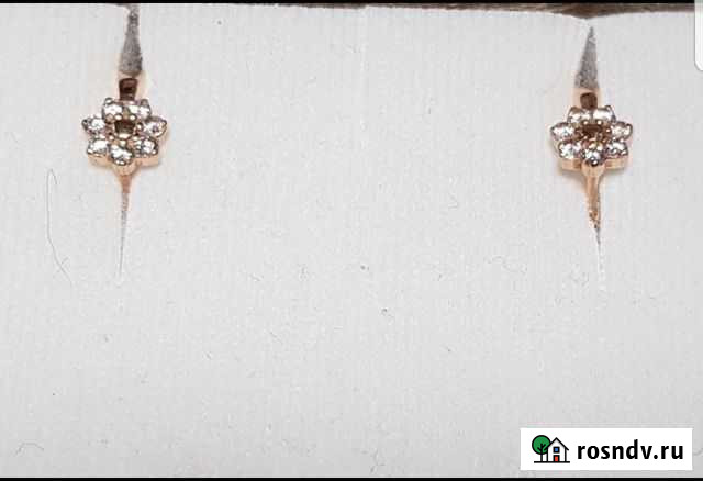 Серьги золотые Советская Гавань - изображение 1