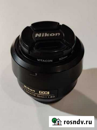 Объектив Nikon 35mm f/1.8G AF-S DX Nikkor Сочи - изображение 1