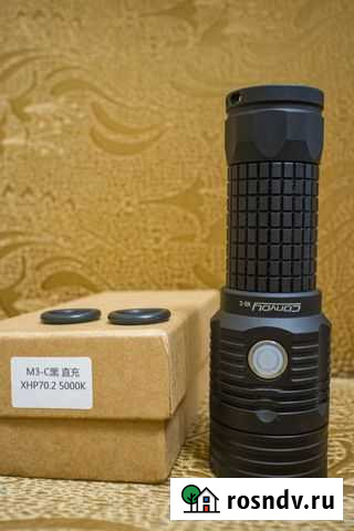 Новый мощный фонарь Convoy M3-C 4300 люмен Георгиевск - изображение 1