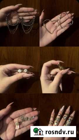 Серьги кольца бижутерия украшения Брянск - изображение 1