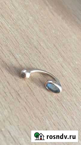 Пирсинг с топазом,585 пр Чита - изображение 1