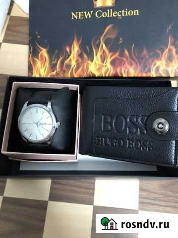 Подарочный набор мужские часы с кошельком Екатеринбург - изображение 1